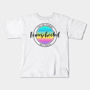 Homeschool Stamp Colorful Kids T-Shirt